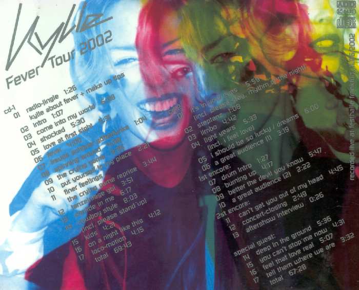 KYLIE MINOGUE FEVER 2002 TOUR CD